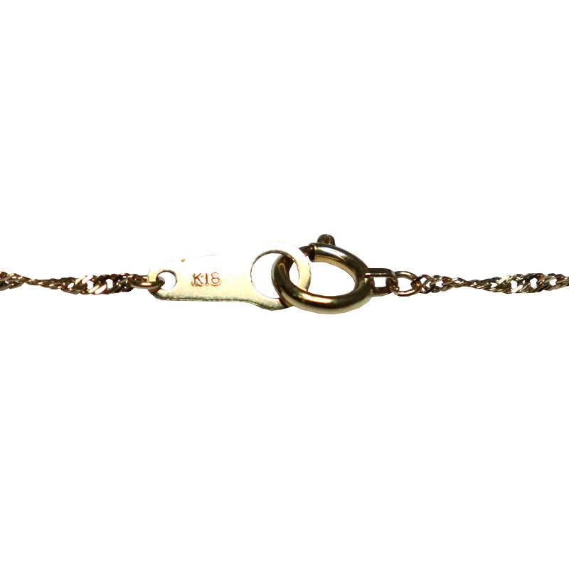 ORIGINAL JEWELRY<br>【オリジナルジュエリー】<br>K18YG/3.0ct/1石<br>ブルートパーズネックレス<br>【NEW】