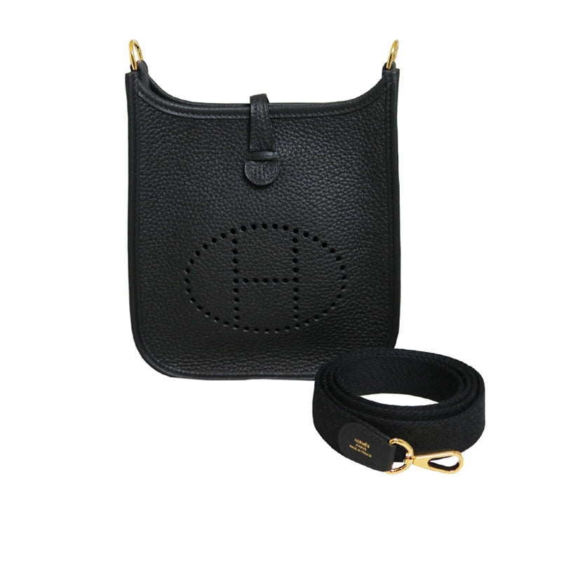 トリヨンクレマンスBR>エブリンTPM<BR>ブラック/GD金具<BR>【NEW】