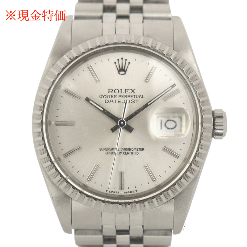 ROLEX ロレックス デイトジャスト 16030 SS シルバー文字盤 【中古】