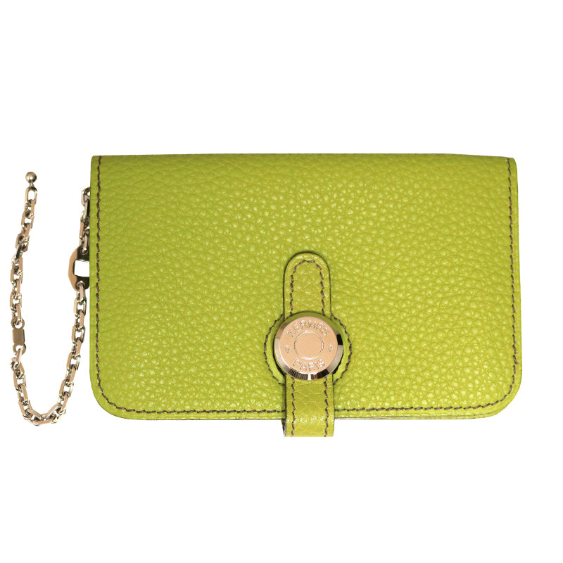 トゴ<BR>ドゴン コインケース <BR>アニスグリーン/SV金具<BR>【USED】