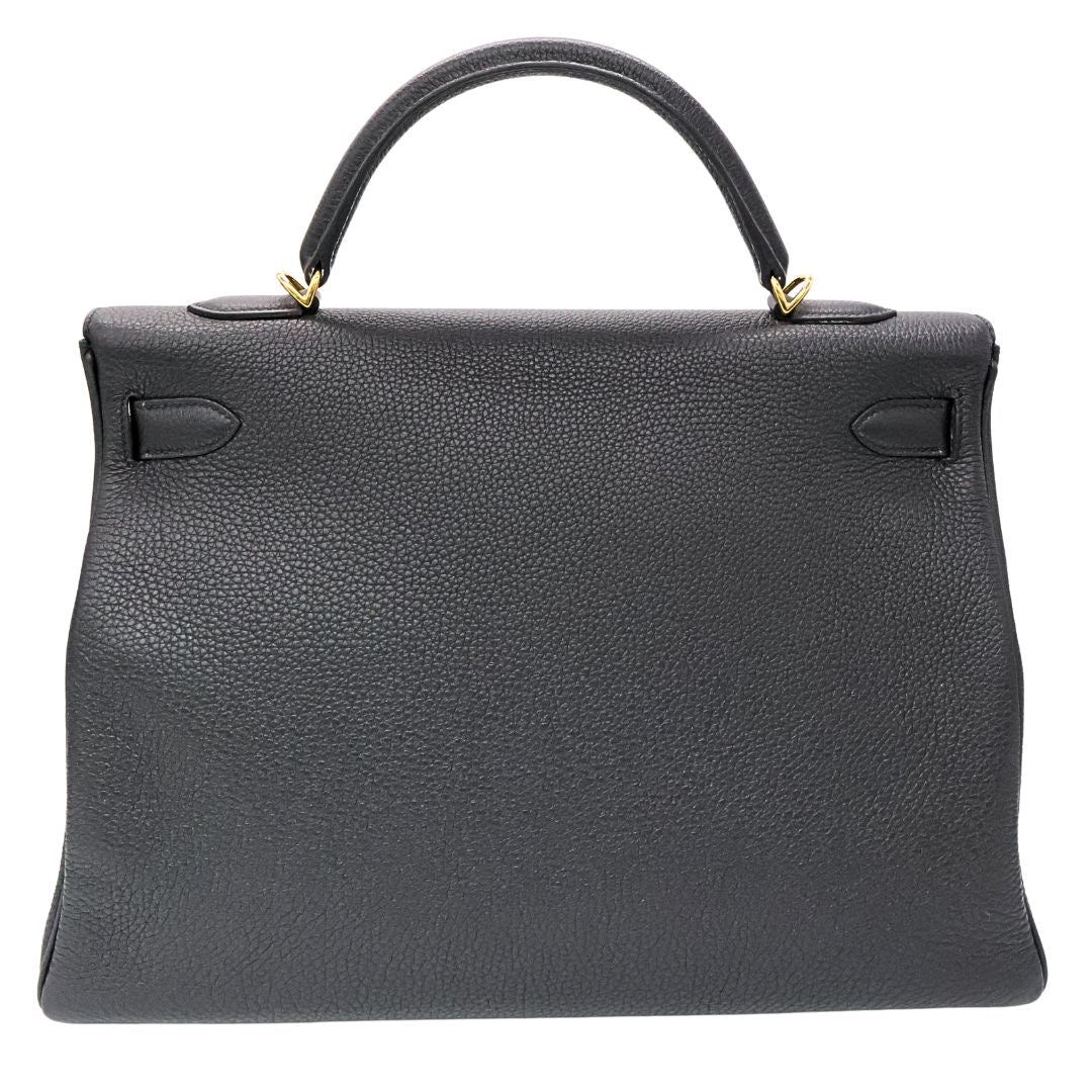 ケリー 40<br>トゴ<br>ブラック/ゴールド金具<br>【USED】