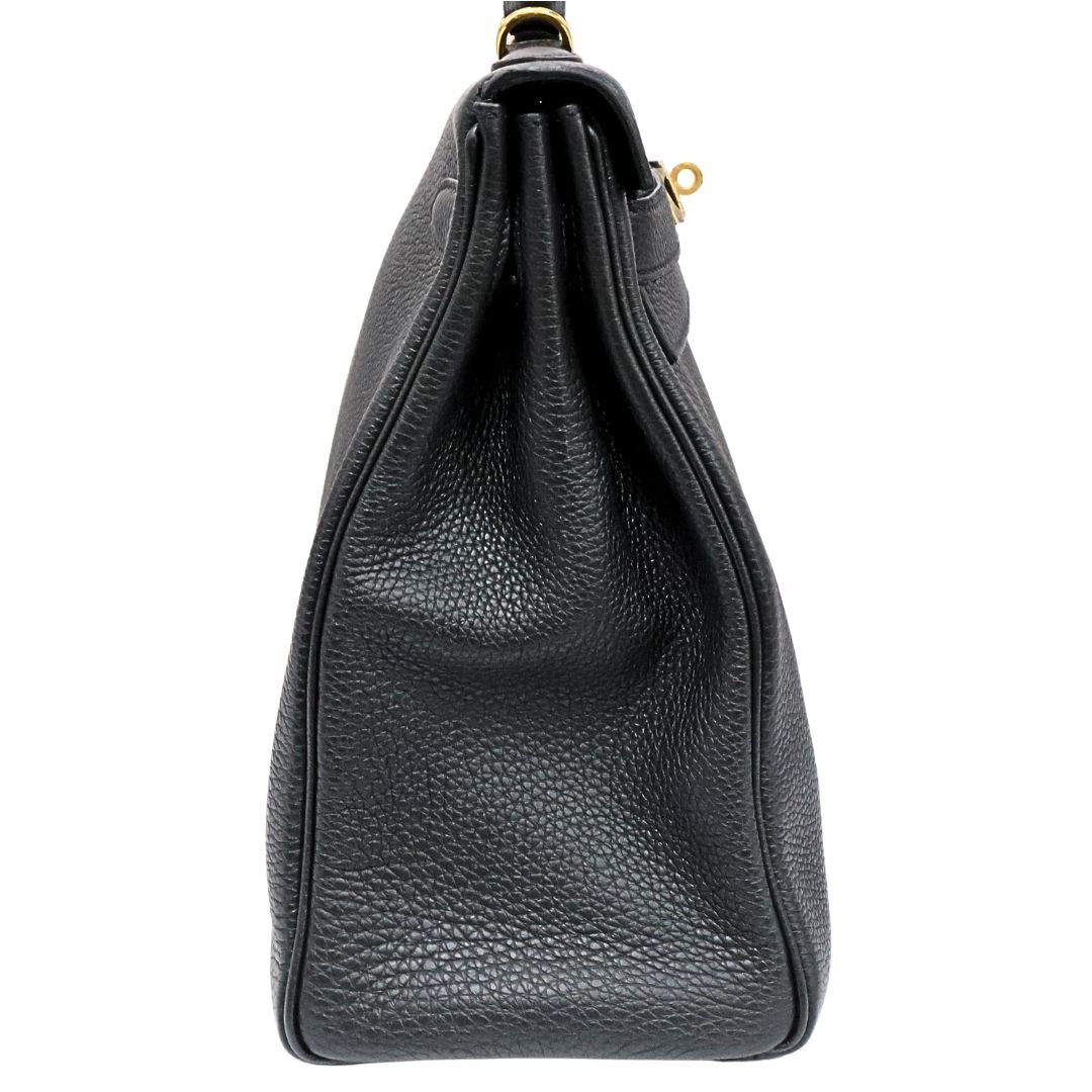 ケリー 40<br>トゴ<br>ブラック/ゴールド金具<br>【USED】