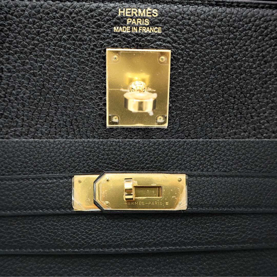 ケリー 40<br>トゴ<br>ブラック/ゴールド金具<br>【USED】