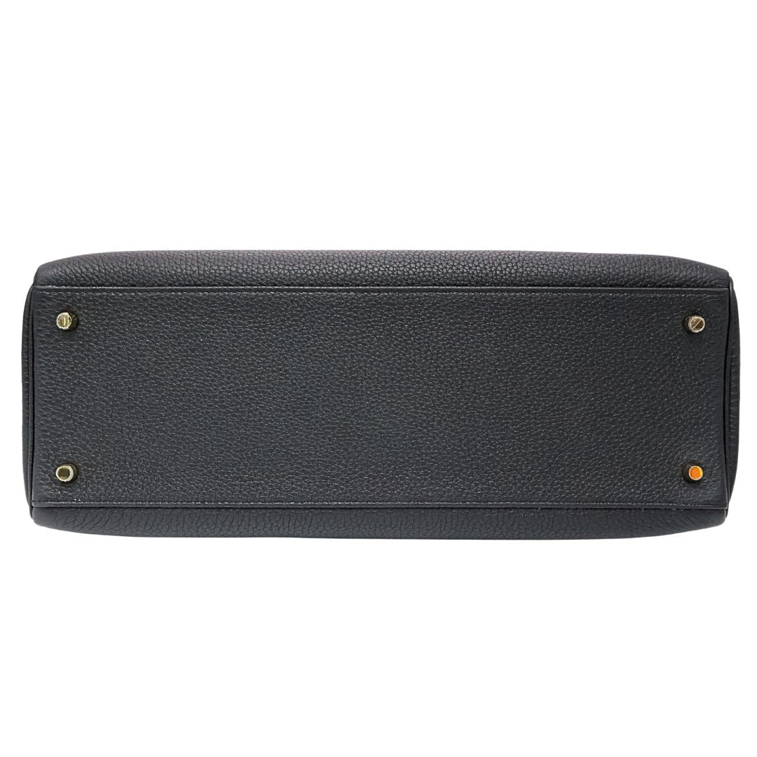 ケリー 40<br>トゴ<br>ブラック/ゴールド金具<br>【USED】