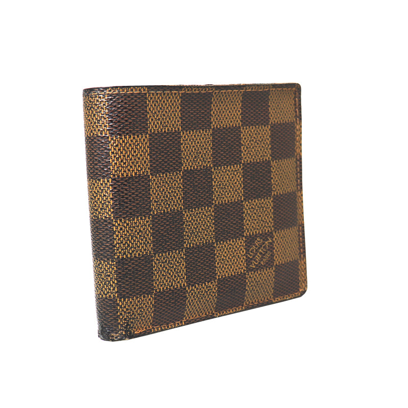 LOUIS VUITTON ルイヴィトン ダミエ ポルトフォイユ マルコ N61675【中古】