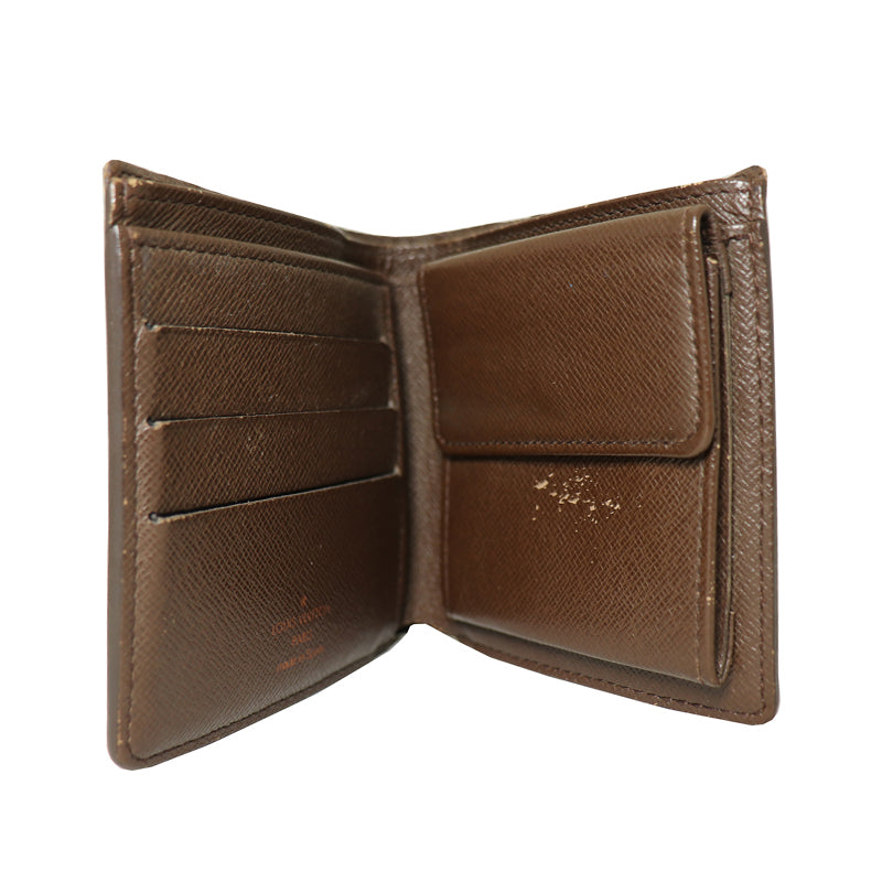 LOUIS VUITTON ルイヴィトン ダミエ ポルトフォイユ マルコ N61675【中古】