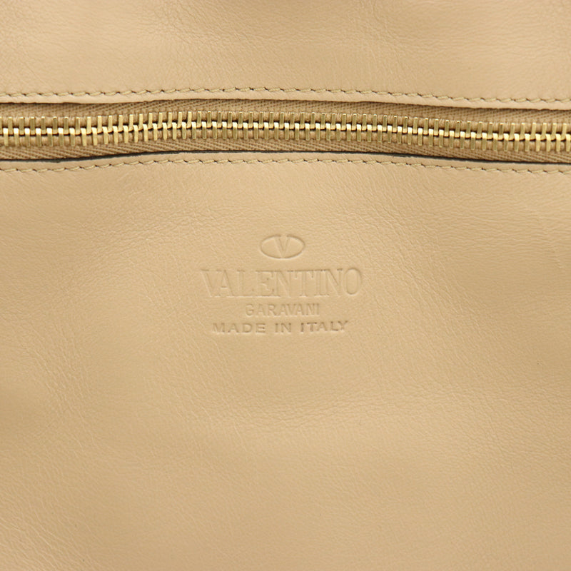 ロックスタッズ トートバッグ<br>レザー/ビニール<br>パープル×クリア<br>【USED】