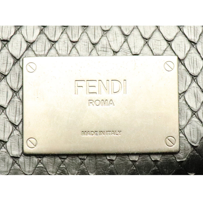 FENDI【フェンディ】<br>ピーカブー モンスターアイ<br>別売りショルダーストラップセット<br>7VA388 9A0 F01FT<br>レザー×パイソン【NEW】