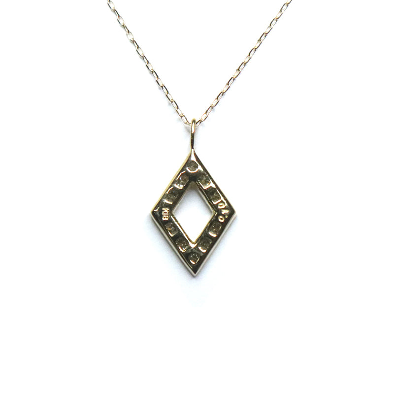 ORIGINAL JEWELRY<br>【オリジナルジュエリー】<br>K18YG/D0.10ct<br>ダイヤモチーフ ダイヤモンドネックレス<br>【NEW】