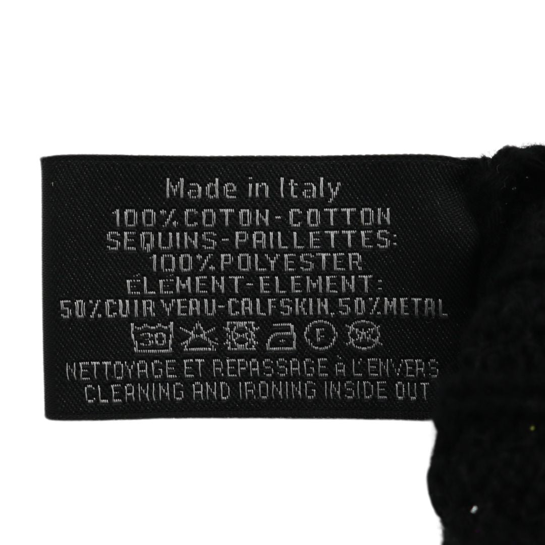 ゲートルココマーク<br>レッグウォーマー スパンコール<br>ブラック/マルチカラー<br>AA9806<br>【NEW】