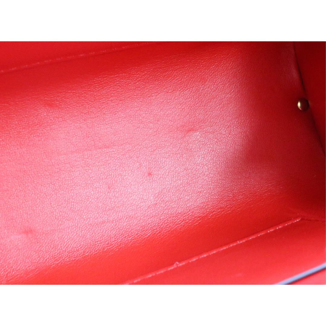 ガラヴァーニ アルコーヴ<br>ボックス スタッズド バッグ<br>レザー<br>ホワイト<br>【USED】