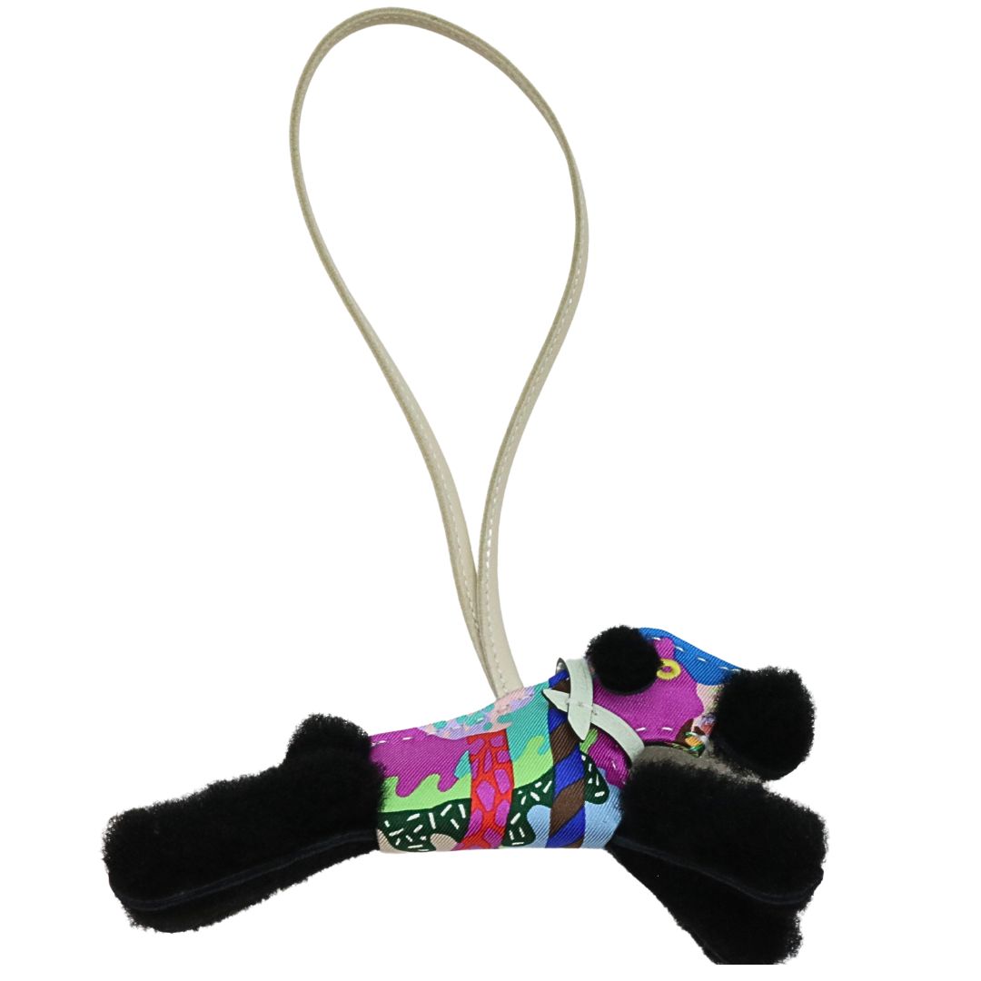 バディ チャーム アロハ<br>アニョーミロ/ムートン/シルク<br>ブラック×ヴェールフィズ×クレ<br>【NEW】