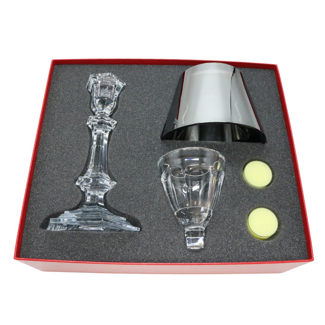 アワファイヤー<br>キャンドルスタンド シルバー<br>クリスタル<br>クリア/シルバー<br>【NEW】