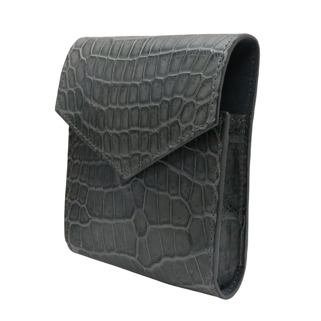 オリジナル<BR>クロコダイル IQOSケース<BR>グレー<BR>【NEW】