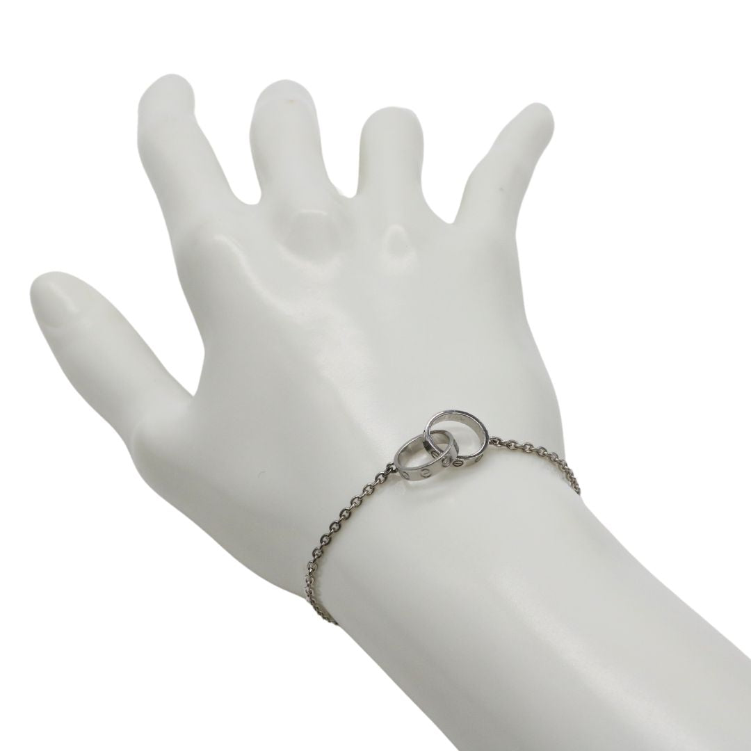 Cartier【カルティエ】<br>ベビーラブ ブレスレット <br>K18WG<br>【USED】