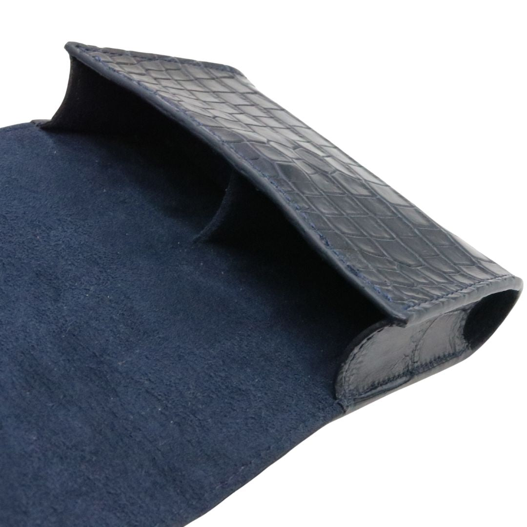 オリジナル<br>クロコダイル IQOSケース<BR>ネイビー<BR>【NEW】