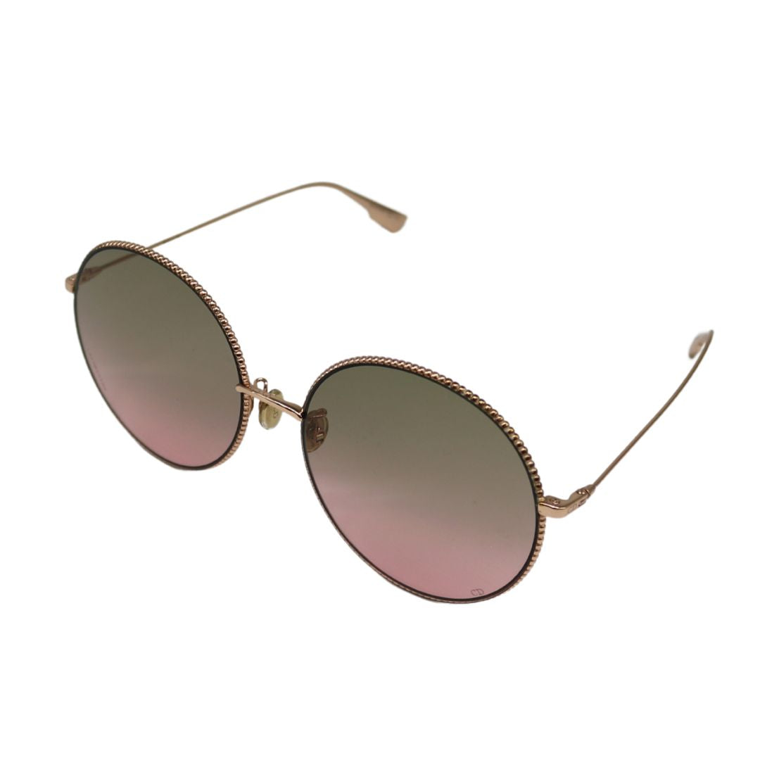 サングラス<br>メタル<br>グリーン/ピンクグラデーション<br>DIOR SOCIETY2F<br>【USED】