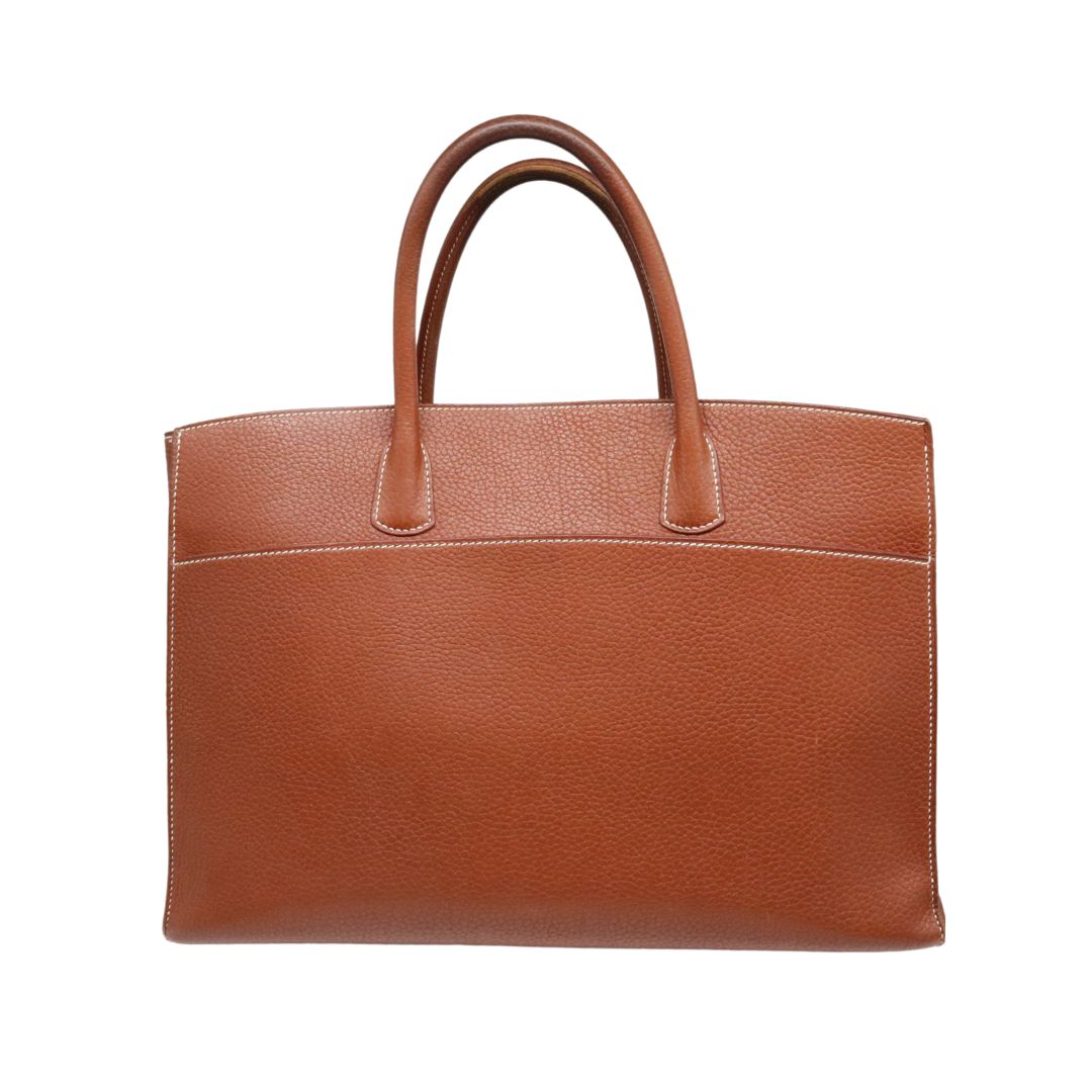 HERMES【エルメス】ホワイトバス GM ノアゼット フィヨルド【USED】