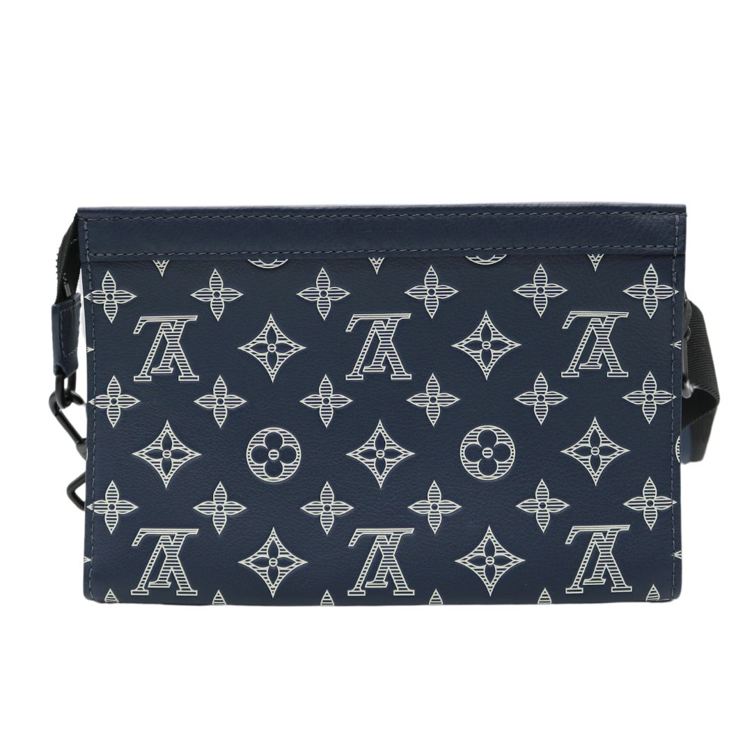 Louis Vuitton【ルイヴィトン】<br>ガストン・ウェアラブル ウォレット<br>モノグラム・シャドウ レザー<br>M83384/RFID【USED】