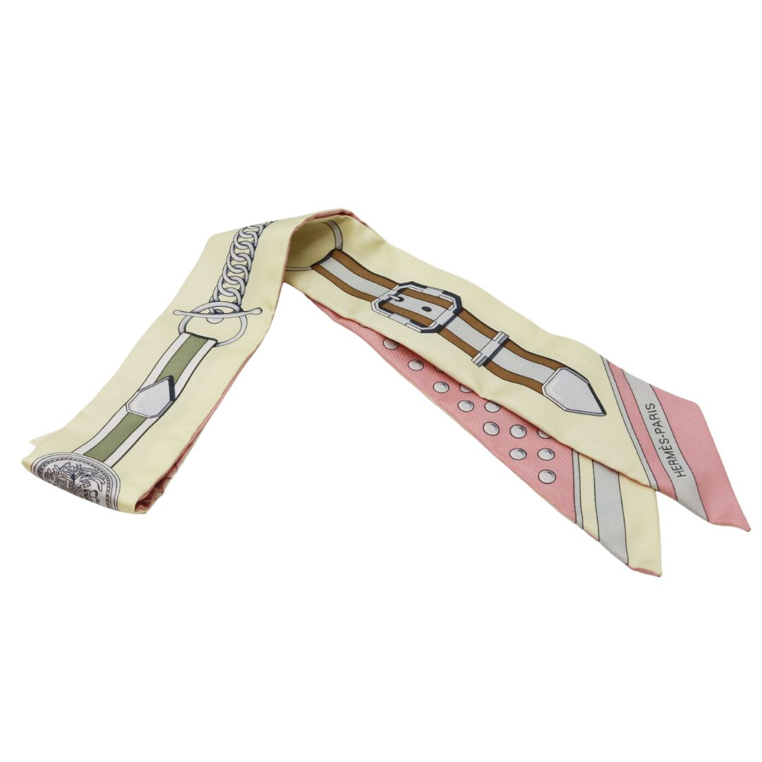 ツイリー グラン・トゥラララ<br>シルク100%<br>ローズプードル/ジョーヌベール/グリペール<br>【未使用品】