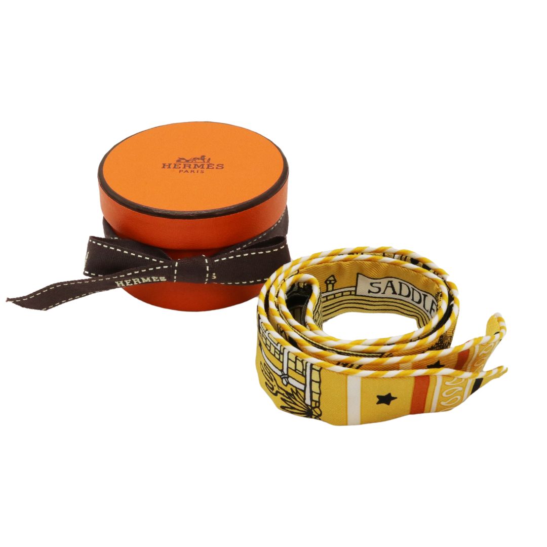 ツイリードールキャンディー<br>エルメス・パリ・ステーション<br>シルク100%<br>ミエル/キャラメル/ブラック<br>【NEW】