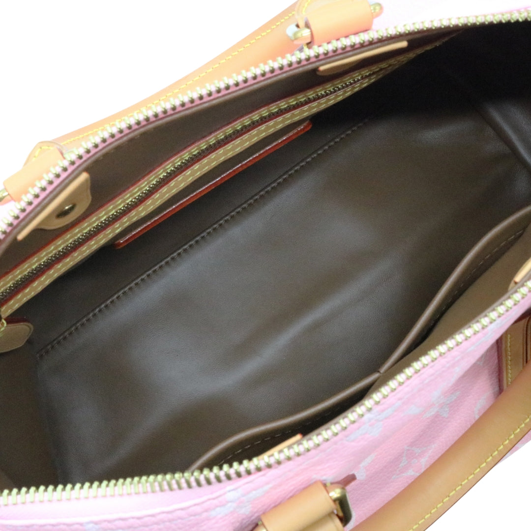 スピーディ P9<br>バンドリエール 30<br>カーフレザー/ラムレザー<br>キャンディピンク/ゴールド金具<br>【未使用品】