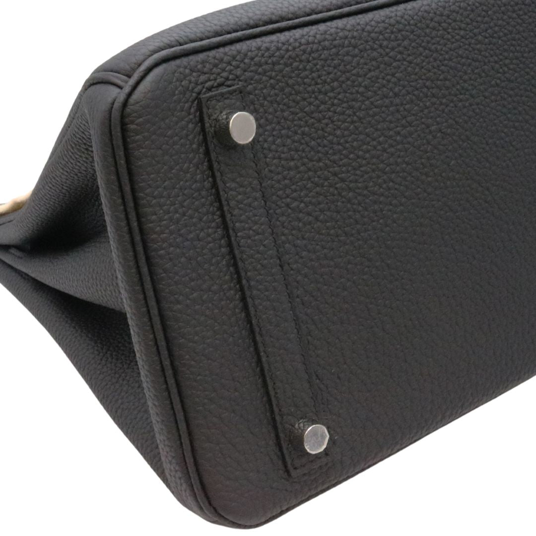 バーキン 30<br>トゴ<br>ブラック/シルバー金具<br>【USED】