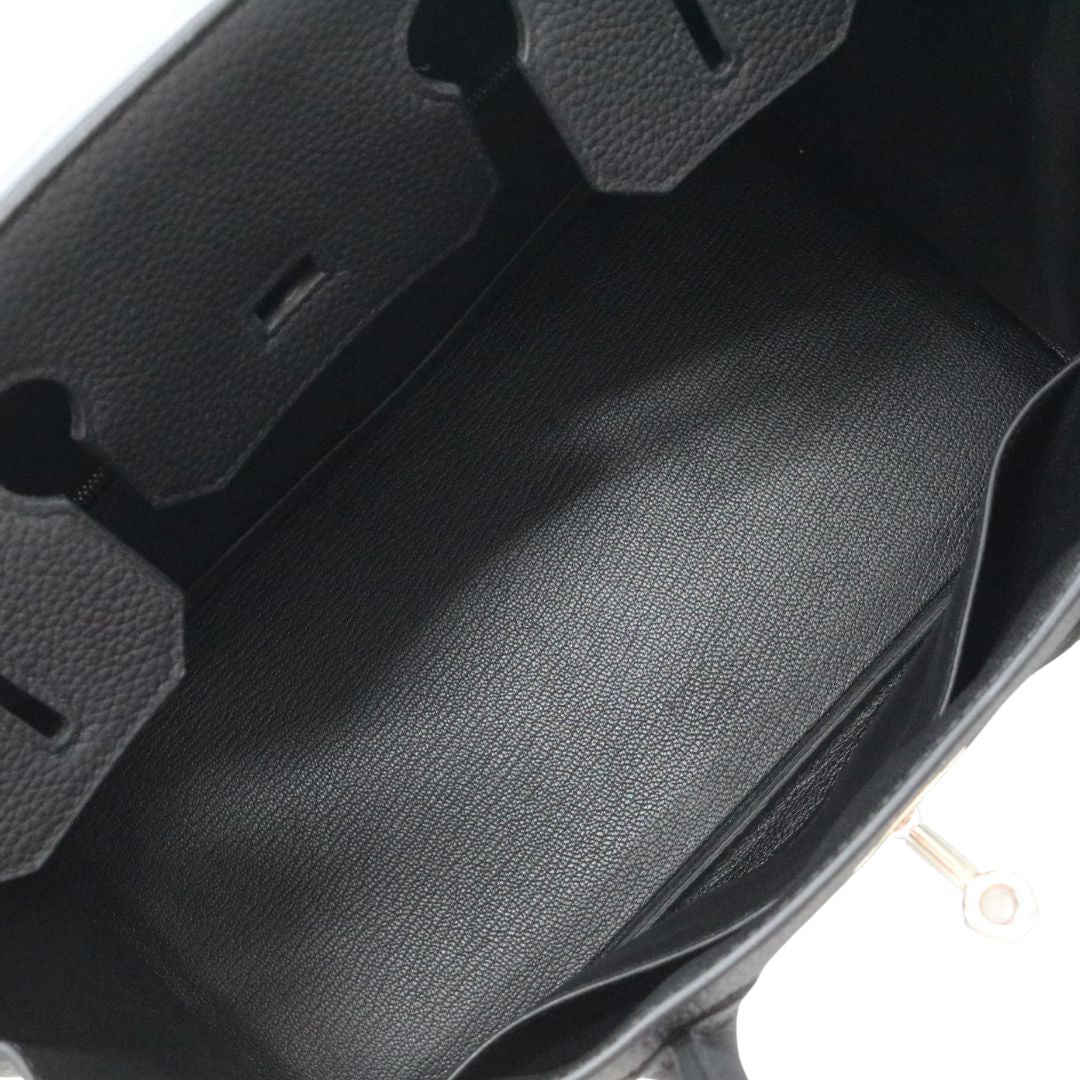 バーキン 30<br>トゴ<br>ブラック/シルバー金具<br>【USED】