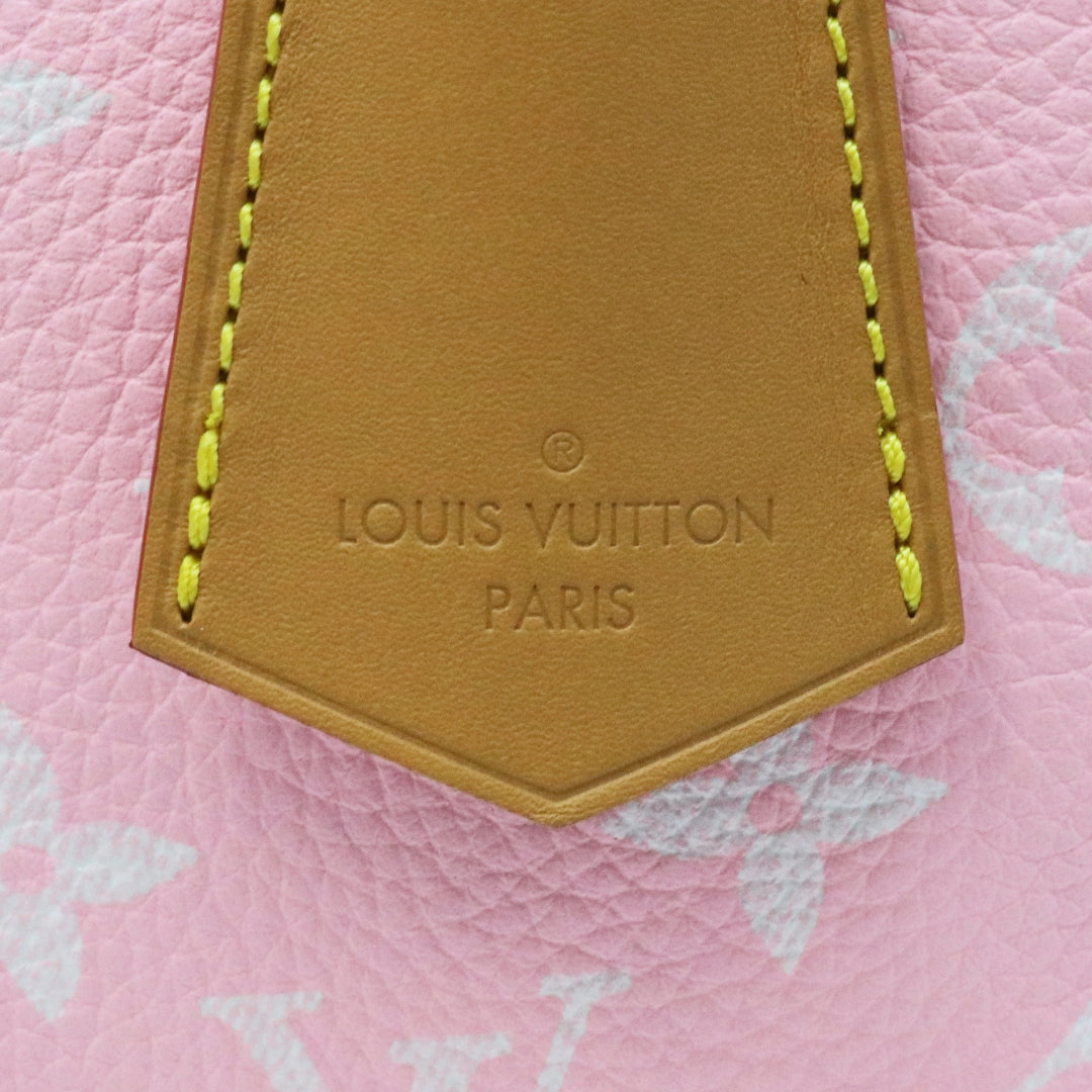 スピーディ P9<br>バンドリエール 30<br>カーフレザー/ラムレザー<br>キャンディピンク/ゴールド金具<br>【未使用品】