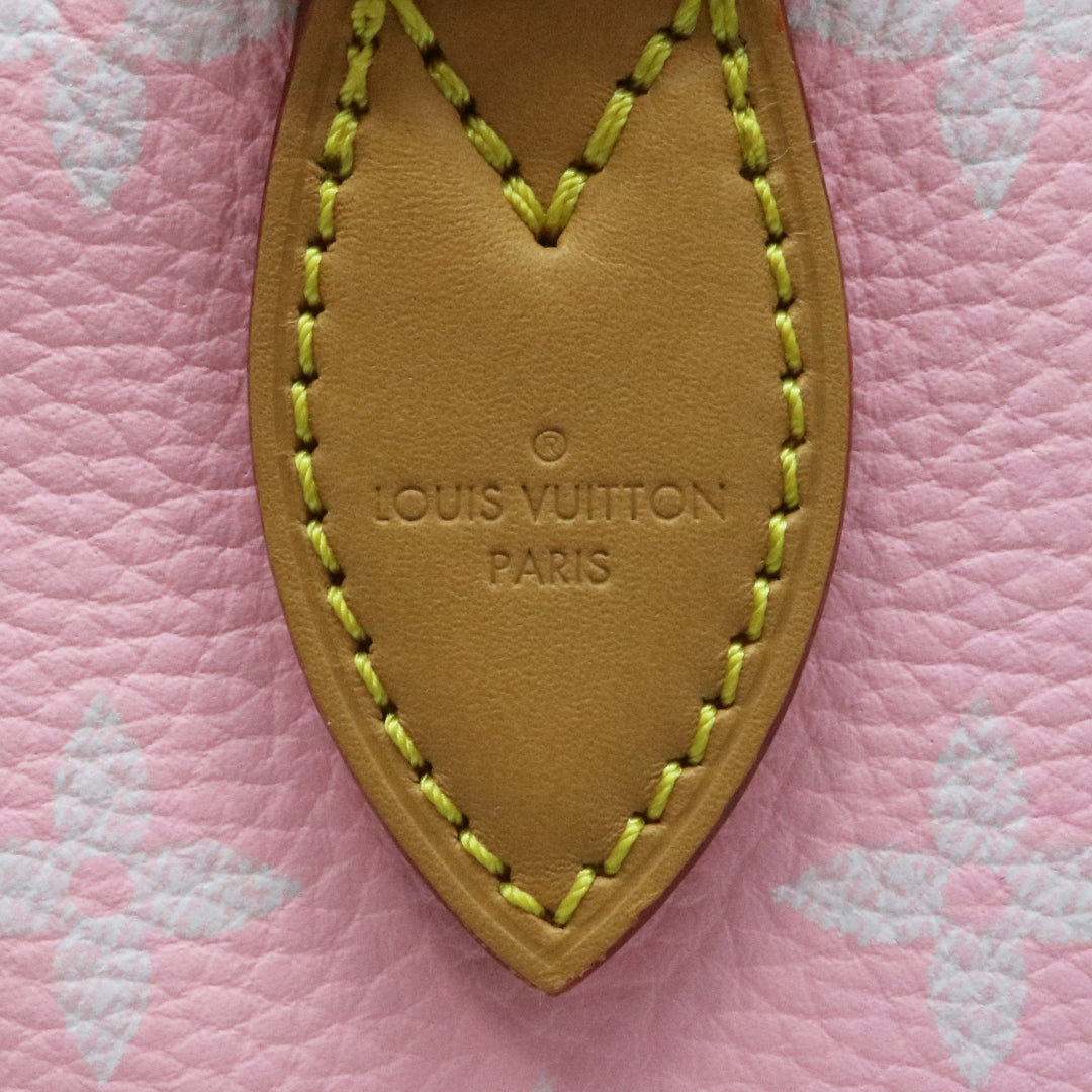 スピーディ P9<br>バンドリエール 30<br>カーフレザー/ラムレザー<br>キャンディピンク/ゴールド金具<br>【未使用品】