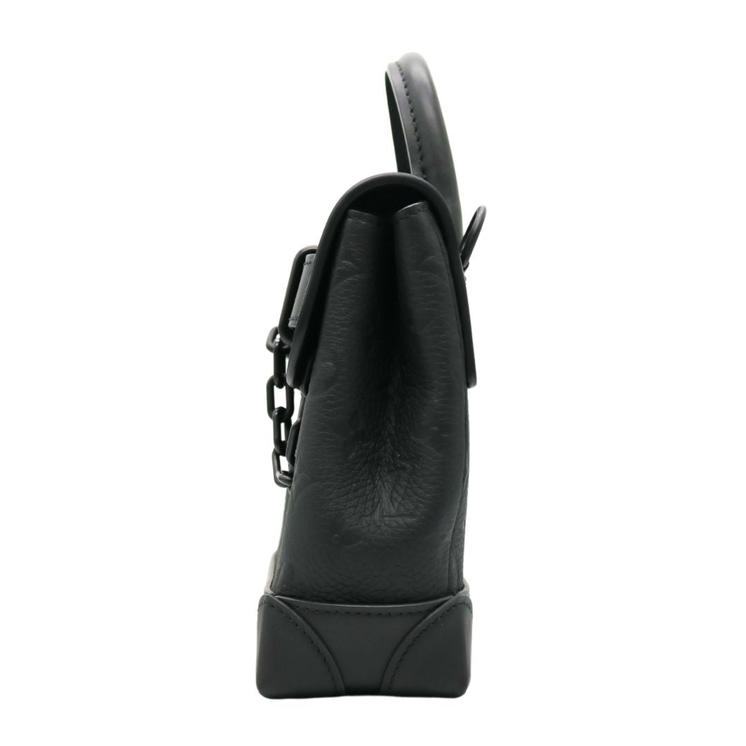 LOUIS VUITTON<br>【ルイヴィトン】<br>スティーマーPM<br>M24436<br>ブラック/モノグラムアンプラント<br>ブラック金具【未使用品】