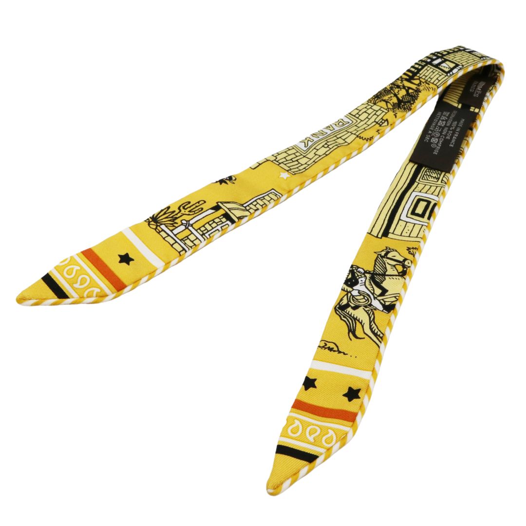 ツイリードールキャンディー<br>エルメス・パリ・ステーション<br>シルク100%<br>ミエル/キャラメル/ブラック<br>【NEW】