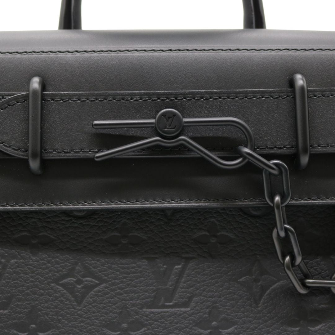 LOUIS VUITTON<br>【ルイヴィトン】<br>スティーマーPM<br>M24436<br>ブラック/モノグラムアンプラント<br>ブラック金具【未使用品】