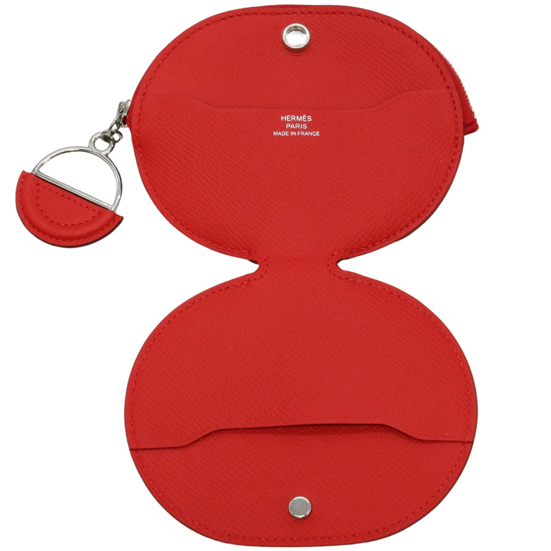 インザループ コインケース<br>ヴォーエプソン<br>レッド系/マルチカラー<br>シルバー金具<br>【NEW】