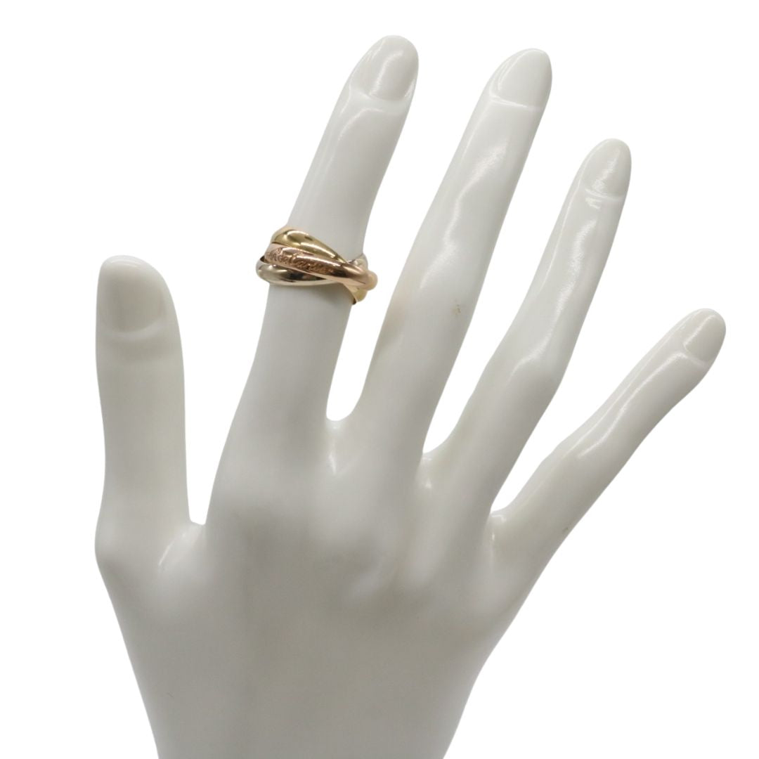 Cartier【カルティエ】<br>トリニティ リング<br>K18YG K18PG K18WG<br>4007898351<br>【USED】