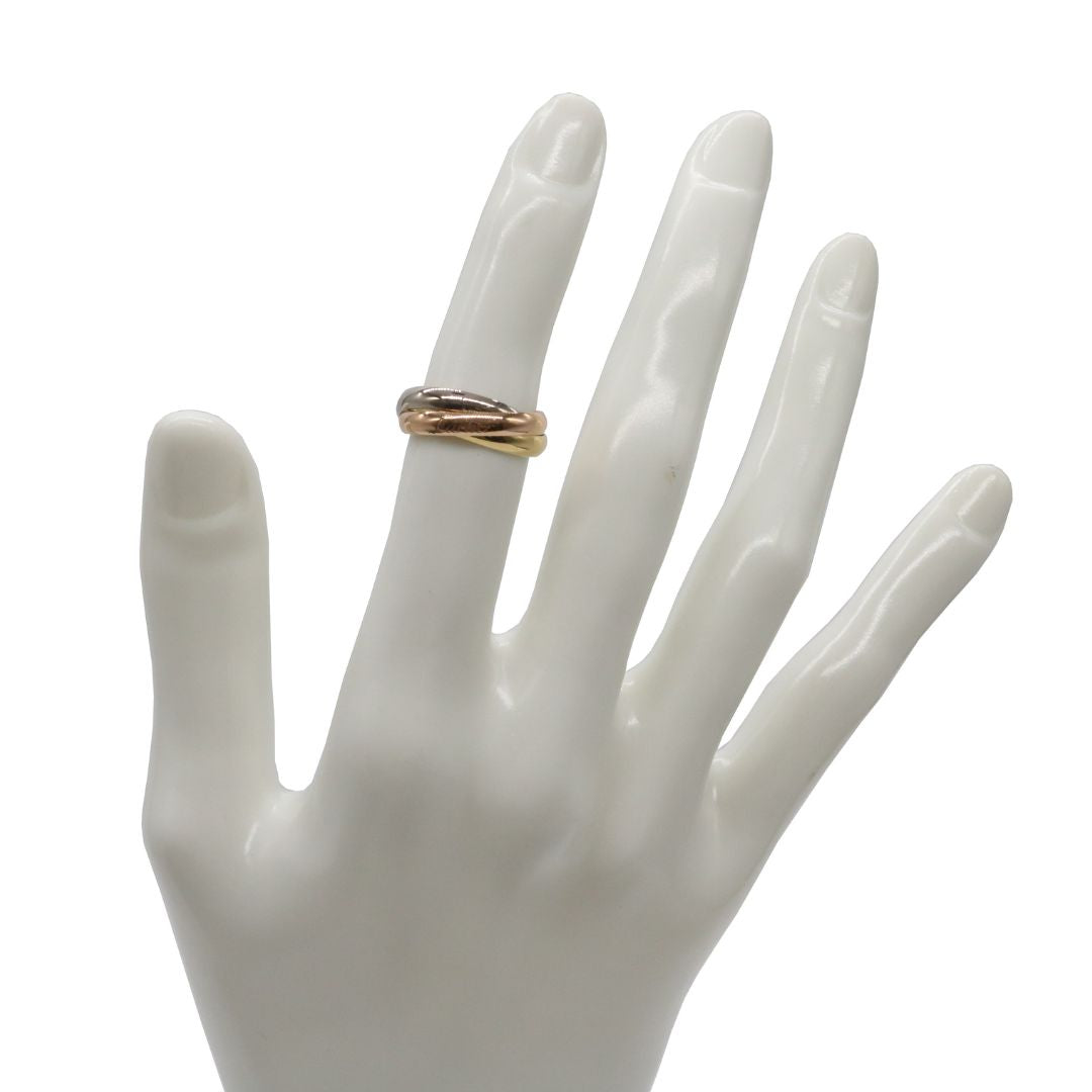 Cartier【カルティエ】<br>トリニティ リング<br>K18YG/K18PG/K18WG<br>【USED】