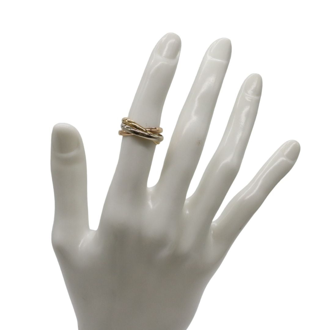 Cartier【カルティエ】<br>トリニティ リング<br>K18YG/K18PG/K18WG<br>【USED】