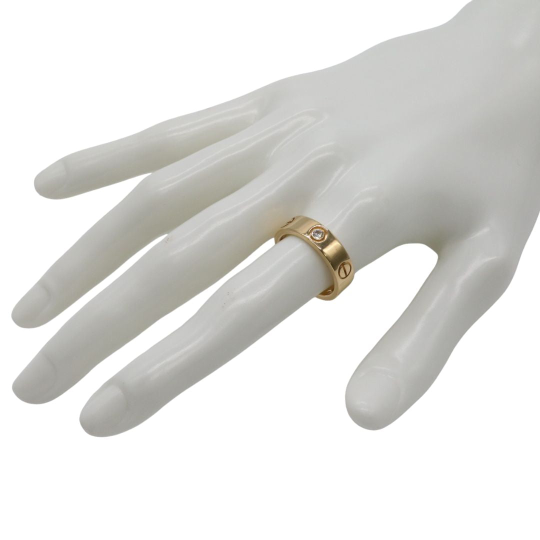 Cartier【カルティエ】<br>ラブリング 3Pダイヤ<br>K18YG<br>【USED】