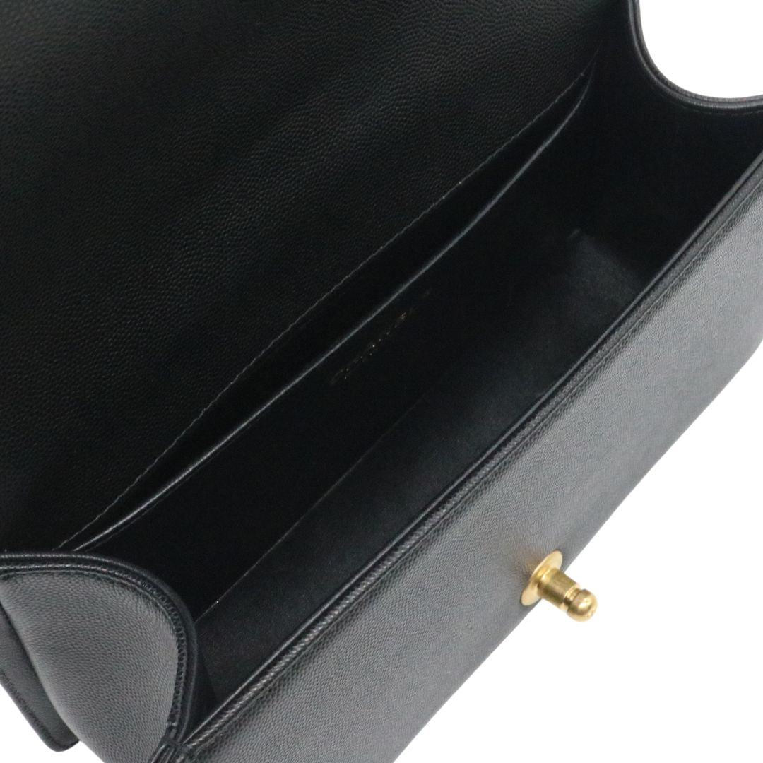 ボーイシャネル<br>チェーンショルダーバッグ<br>A67086<br>キャビアスキン<br>ブラック【USED】