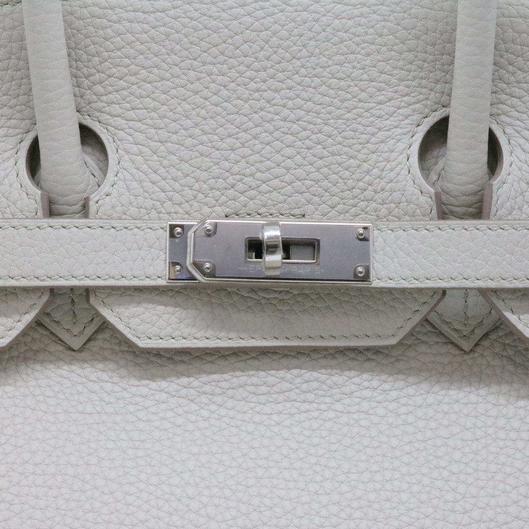バーキン 35<br>トリヨンクレマンス<br>べトン/シルバー金具<br>【USED】