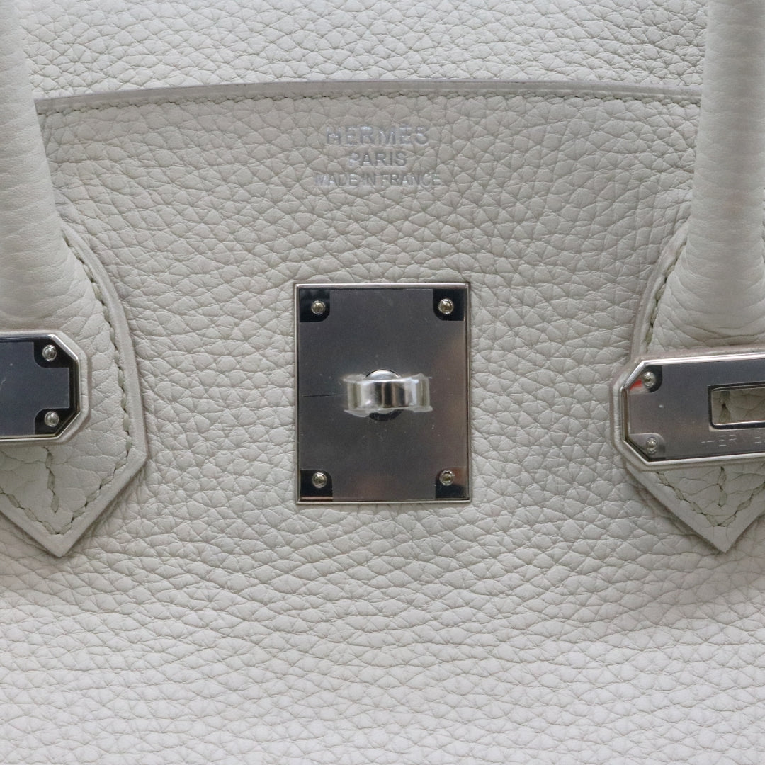 バーキン 35<br>トリヨンクレマンス<br>べトン/シルバー金具<br>【USED】