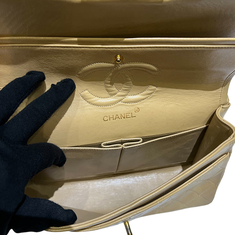 CHANEL【シャネル】<br>マトラッセ ダブルフラップ チェーンバッグ<br>【USED】