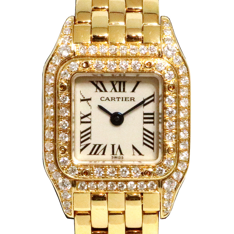Cartier カルティエ ミニパンテール 二重アフターダイヤモンドベゼル 