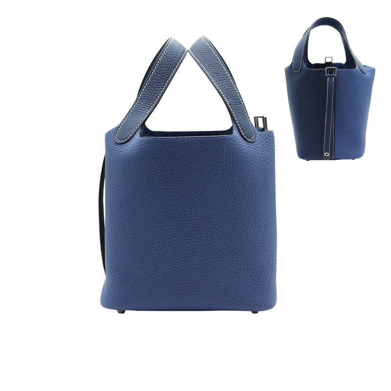 HERMES【エルメス】<br>トリヨンクレマンス<BR>ピコタンロック カザックPM<BR>ブルーサフィール<BR>ブルーブライトン/SV金具<BR>【NEW】