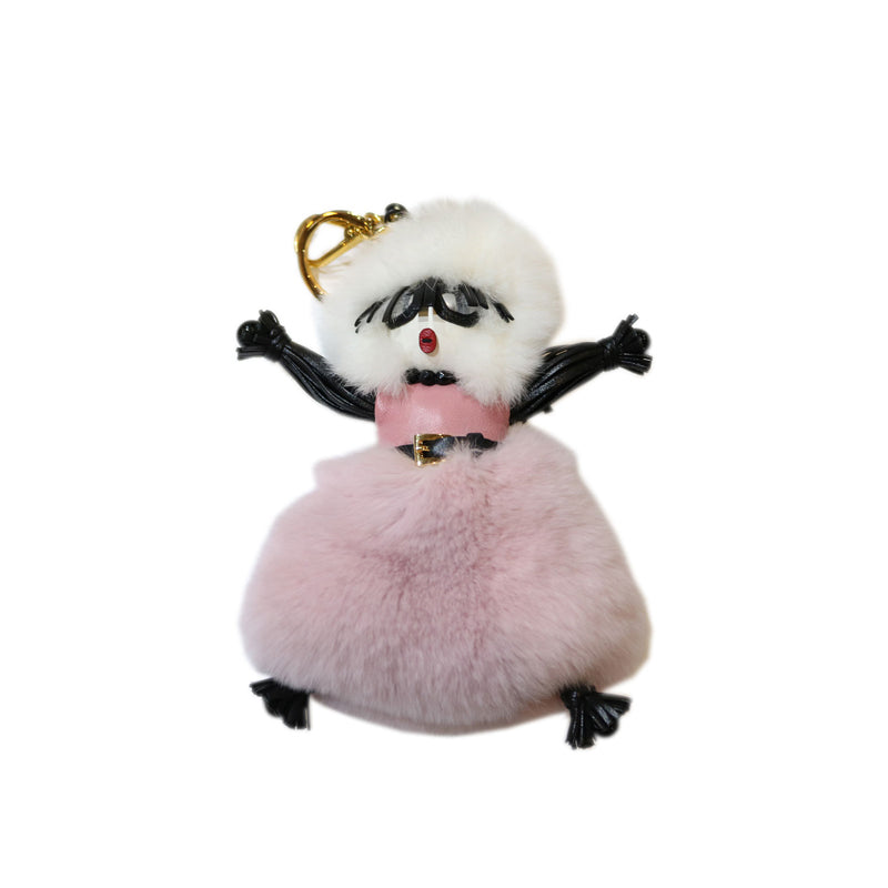 ファードール<BR>キーリング<BR>ローズピンク/GD金具<BR>1TL255<BR>【USED】