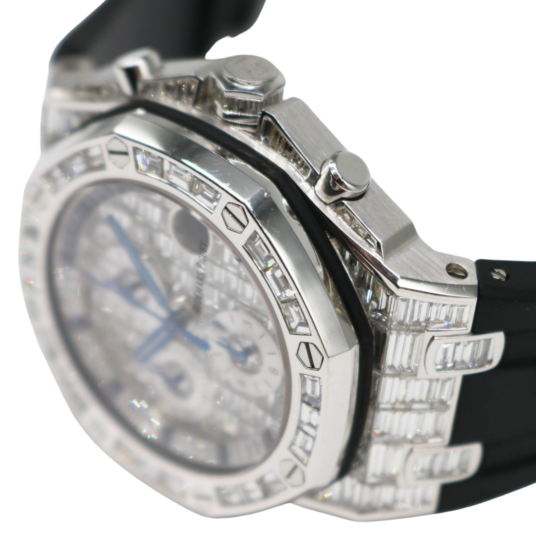 ロイヤルオーク オフショア<br>クロノグラフ<br>アフターバケットダイヤモンド<br>【USED】