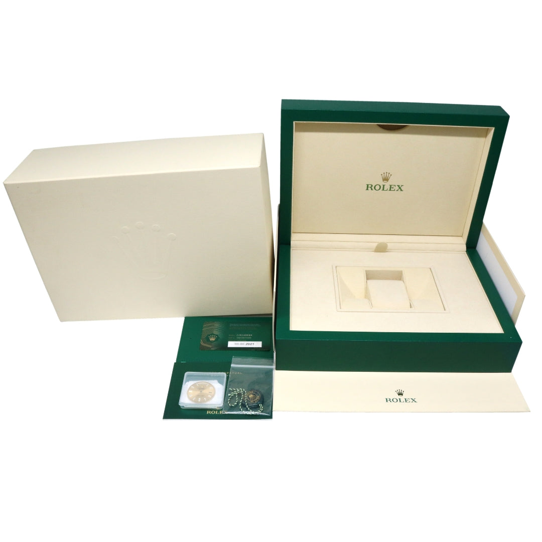 ROLEX【ロレックス】<br>デイデイト40<br>アフターダイヤモンド<br>228348RBR/ランダム<br>【USED】