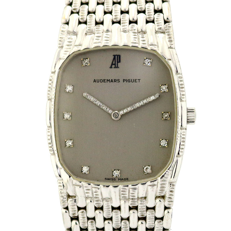 K18WG<BR>コブラ<BR>11Pダイヤモンド<BR>【USED】