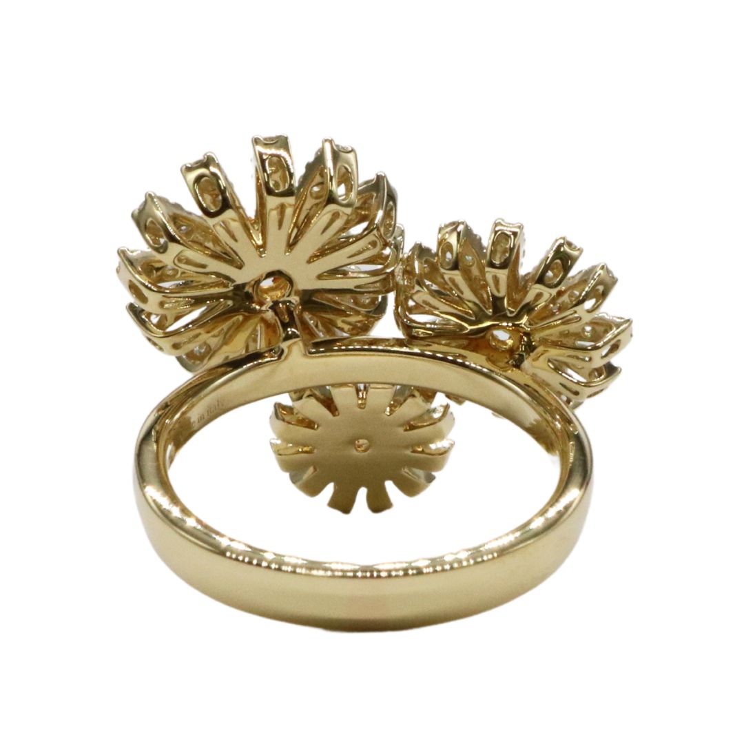 DAMIANI【ダミアーニ】<br>MARGHERITA リング<br>K18YG ダイヤモンド シトリン<br>20092056<br>【USED】