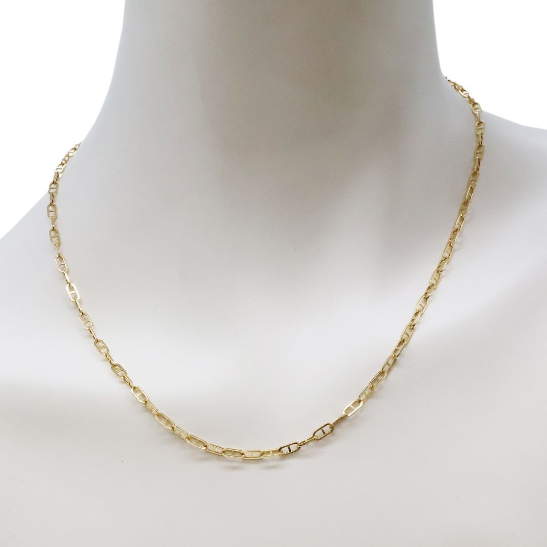 K18YG<br>アンカーチェーンネックレス L<br>【NEW】